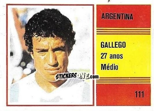Sticker Gallego - Campeonato do Mundo de Futebol 1982 n. 111 - SORCACIUS XII