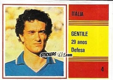 Figurina Gentile - Campeonato do Mundo de Futebol 1982 n. 4 - SORCACIUS XII