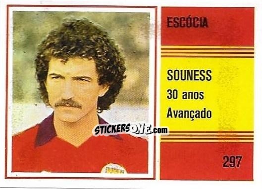 Cromo Graham Souness - Campeonato do Mundo de Futebol 1982 n. 297 - SORCACIUS XII