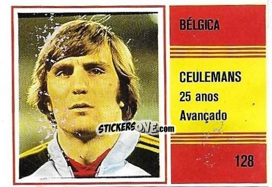 Figurina Jan Ceulemans - Campeonato do Mundo de Futebol 1982 n. 128 - SORCACIUS XII