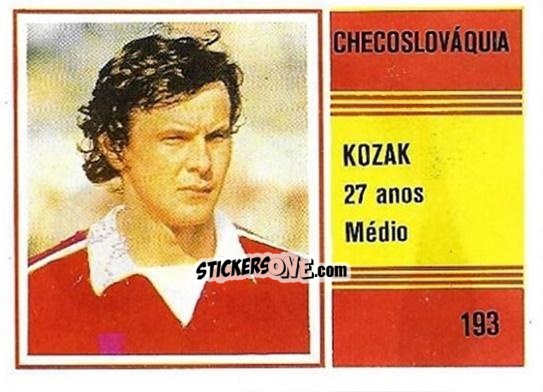 Figurina Jan Kozak - Campeonato do Mundo de Futebol 1982 n. 193 - SORCACIUS XII
