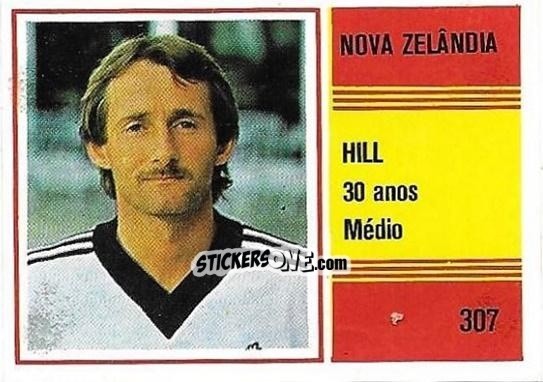 Cromo John Hill - Campeonato do Mundo de Futebol 1982 n. 307 - SORCACIUS XII