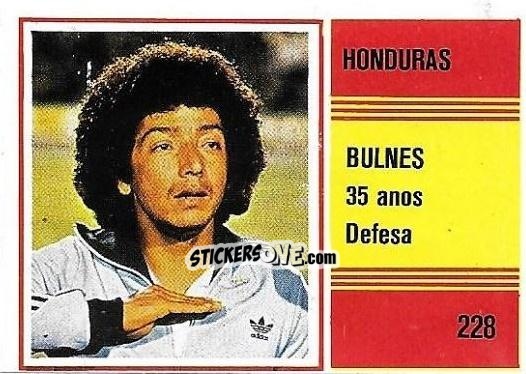 Figurina Jose Bulnes - Campeonato do Mundo de Futebol 1982 n. 228 - SORCACIUS XII