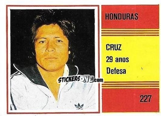 Figurina Juan Cruz - Campeonato do Mundo de Futebol 1982 n. 227 - SORCACIUS XII