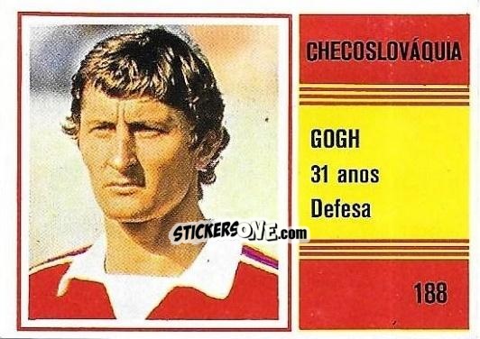 Cromo Koloman Gogh - Campeonato do Mundo de Futebol 1982 n. 188 - SORCACIUS XII