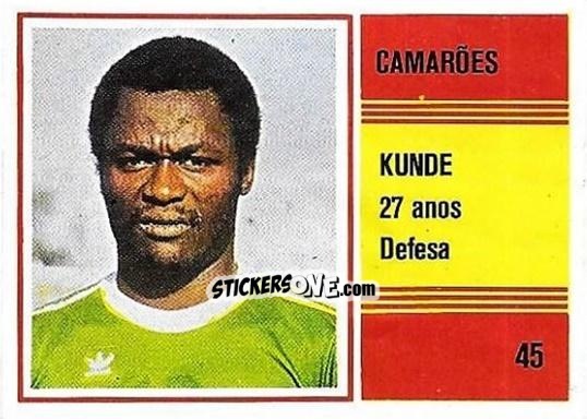 Cromo Kunde - Campeonato do Mundo de Futebol 1982 n. 45 - SORCACIUS XII