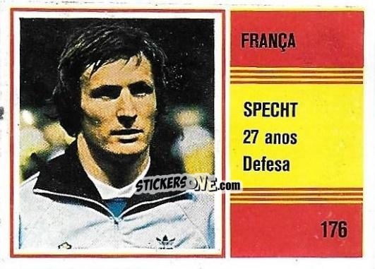 Sticker Leonard Specht - Campeonato do Mundo de Futebol 1982 n. 176 - SORCACIUS XII
