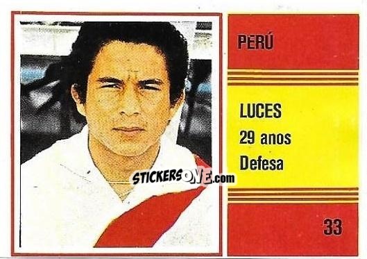 Sticker Luces - Campeonato do Mundo de Futebol 1982 n. 33 - SORCACIUS XII