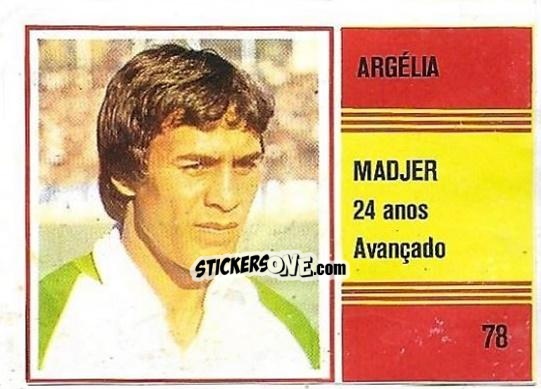 Sticker Madjer - Campeonato do Mundo de Futebol 1982 n. 78 - SORCACIUS XII
