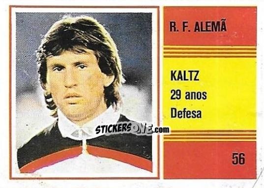 Figurina Manfred Kaltz - Campeonato do Mundo de Futebol 1982 n. 56 - SORCACIUS XII