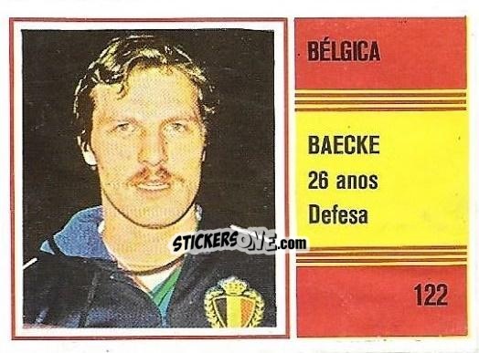 Sticker Marc Baecke - Campeonato do Mundo de Futebol 1982 n. 122 - SORCACIUS XII