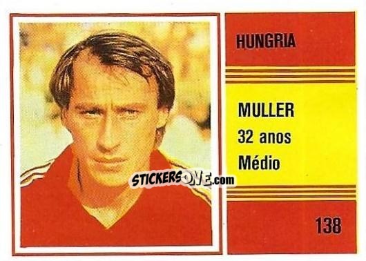Cromo Muller - Campeonato do Mundo de Futebol 1982 n. 138 - SORCACIUS XII