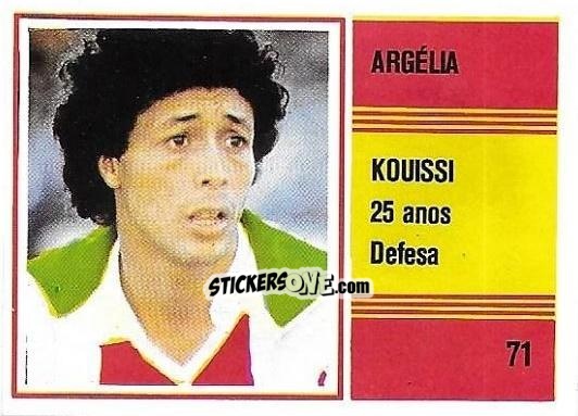 Sticker Mustapha Kouici - Campeonato do Mundo de Futebol 1982 n. 71 - SORCACIUS XII