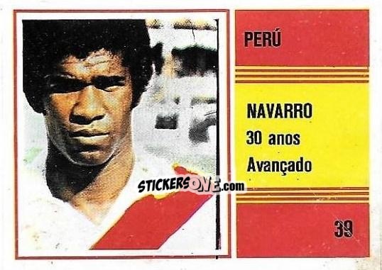 Sticker Navarro - Campeonato do Mundo de Futebol 1982 n. 39 - SORCACIUS XII