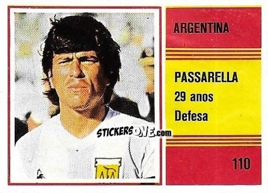 Figurina Passarella - Campeonato do Mundo de Futebol 1982 n. 110 - SORCACIUS XII