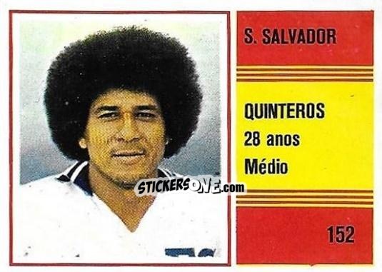 Sticker Quinteros - Campeonato do Mundo de Futebol 1982 n. 152 - SORCACIUS XII