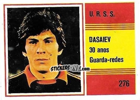 Sticker Rinat Dasaev - Campeonato do Mundo de Futebol 1982 n. 276 - SORCACIUS XII