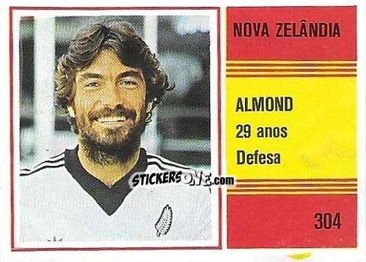Cromo Robert Almond - Campeonato do Mundo de Futebol 1982 n. 304 - SORCACIUS XII