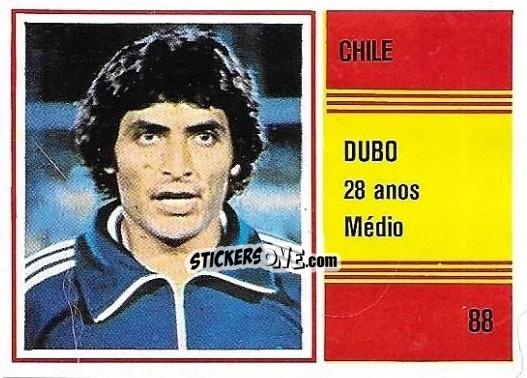 Cromo Rodolfo Dubo - Campeonato do Mundo de Futebol 1982 n. 88 - SORCACIUS XII