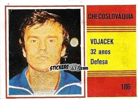 Cromo Rostislav Vojacek - Campeonato do Mundo de Futebol 1982 n. 186 - SORCACIUS XII
