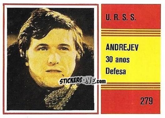 Sticker Sergei Andreyev - Campeonato do Mundo de Futebol 1982 n. 279 - SORCACIUS XII