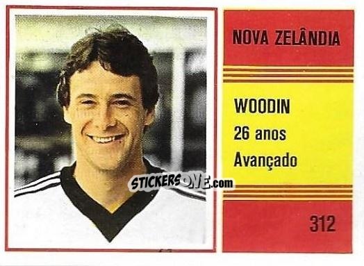 Cromo Steve Wooddin - Campeonato do Mundo de Futebol 1982 n. 312 - SORCACIUS XII