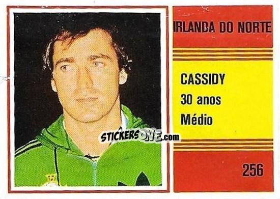 Figurina Tommy Cassidy - Campeonato do Mundo de Futebol 1982 n. 256 - SORCACIUS XII
