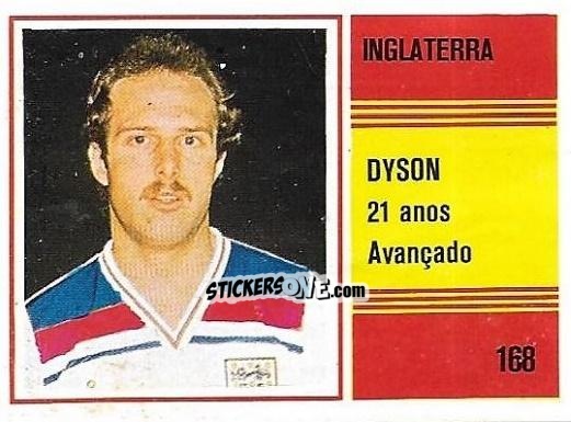 Sticker Tony Woodcock - Campeonato do Mundo de Futebol 1982 n. 168 - SORCACIUS XII