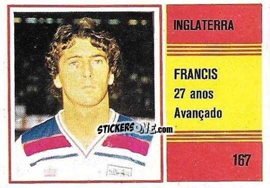 Sticker Trevor Francis - Campeonato do Mundo de Futebol 1982 n. 167 - SORCACIUS XII