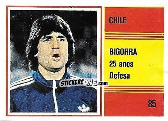 Sticker Vladimir Bigorra - Campeonato do Mundo de Futebol 1982 n. 85 - SORCACIUS XII