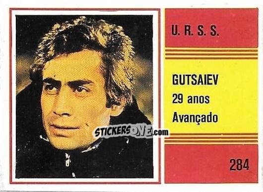 Sticker Vladimir Gutsaev - Campeonato do Mundo de Futebol 1982 n. 284 - SORCACIUS XII