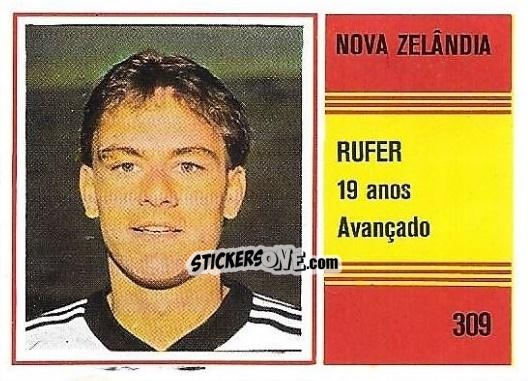 Cromo Wynton Rufer - Campeonato do Mundo de Futebol 1982 n. 309 - SORCACIUS XII