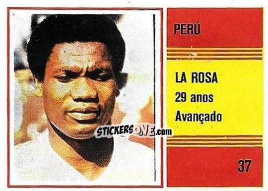 Sticker La Rosa - Campeonato do Mundo de Futebol 1982 n. 37 - SORCACIUS XII