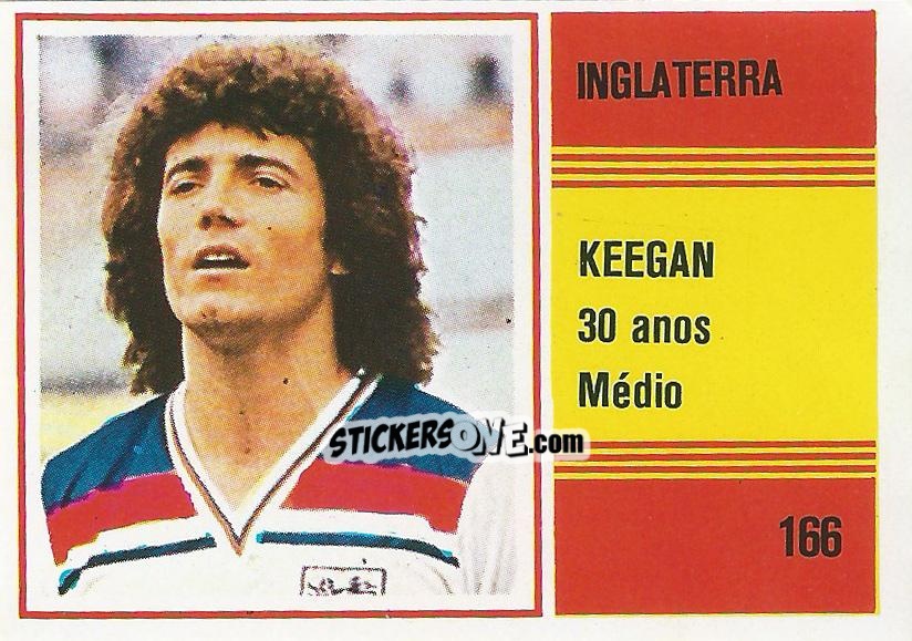Cromo Kevin Keegan - Campeonato do Mundo de Futebol 1982 n. 166 - SORCACIUS XII