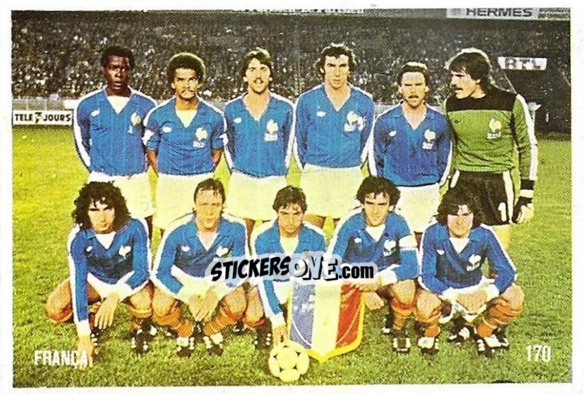 Figurina Team - Campeonato do Mundo de Futebol 1982 n. 170 - SORCACIUS XII