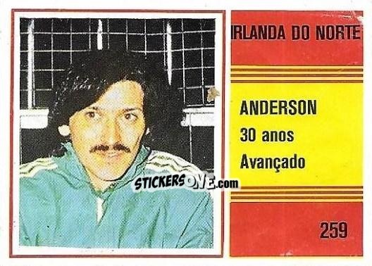 Figurina Anderson - Campeonato do Mundo de Futebol 1982 n. 259 - SORCACIUS XII