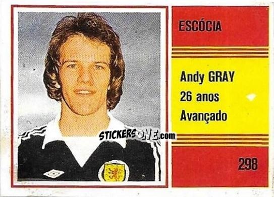 Sticker Andy Gray - Campeonato do Mundo de Futebol 1982 n. 298 - SORCACIUS XII