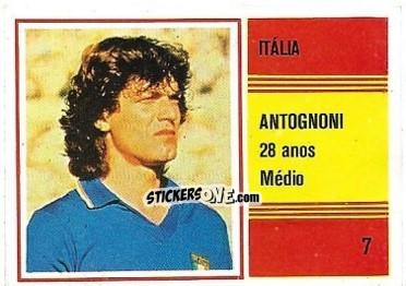 Figurina Antognoni - Campeonato do Mundo de Futebol 1982 n. 7 - SORCACIUS XII