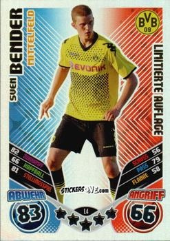 Sticker Sven Bender - German Football Bundesliga 2011-2012. Match Attax n. L4 - Topps