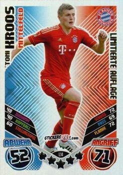 Sticker Toni Kroos - German Football Bundesliga 2011-2012. Match Attax n. L14 - Topps