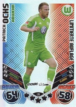 Sticker Patrick Ochs - German Football Bundesliga 2011-2012. Match Attax n. L18 - Topps
