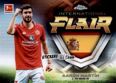 Figurina Aarón Martín - Bundesliga Chrome 2019-2020 n. IF-16 - Topps