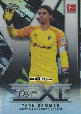 Figurina Yann Sommer - Bundesliga Chrome 2019-2020 n. TXI-5 - Topps