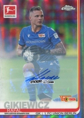 Figurina Rafa Gikiewicz - Bundesliga Chrome 2019-2020 n. A61 - Topps