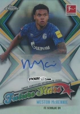 Cromo Weston McKennie - Bundesliga Chrome 2019-2020 n. A-FS-11 - Topps
