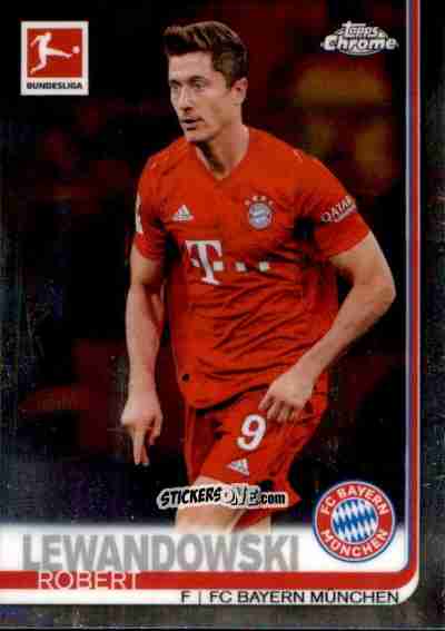 Sticker Robert Lewandowski - Bundesliga Chrome 2019-2020 n. 1 - Topps