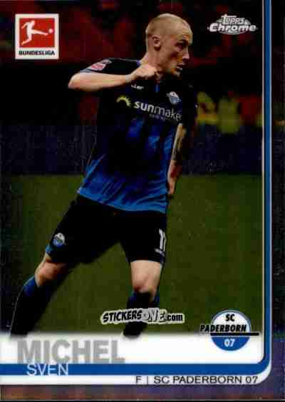 Sticker Sven Michel - Bundesliga Chrome 2019-2020 n. 8 - Topps