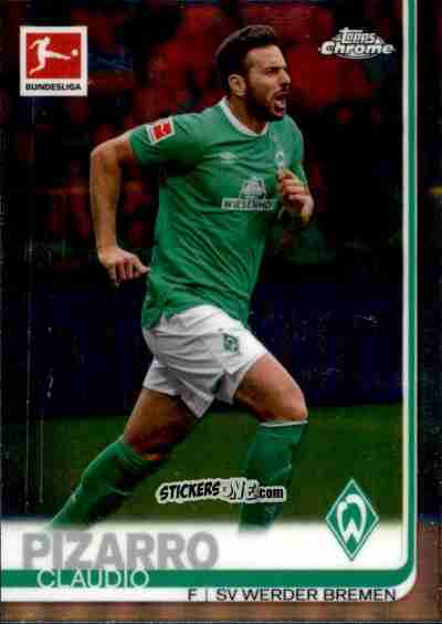 Sticker Claudio Pizarro - Bundesliga Chrome 2019-2020 n. 10 - Topps