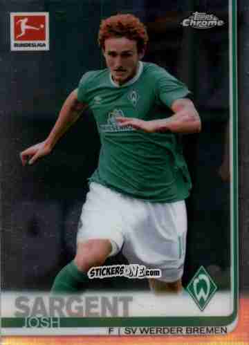 Figurina Josh Sargent - Bundesliga Chrome 2019-2020 n. 27 - Topps