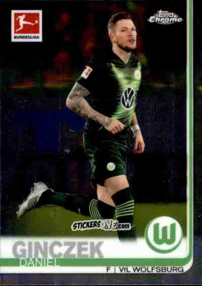 Sticker Daniel Ginczek - Bundesliga Chrome 2019-2020 n. 28 - Topps
